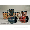 gleamy reactive glazed coffee mugs for printing